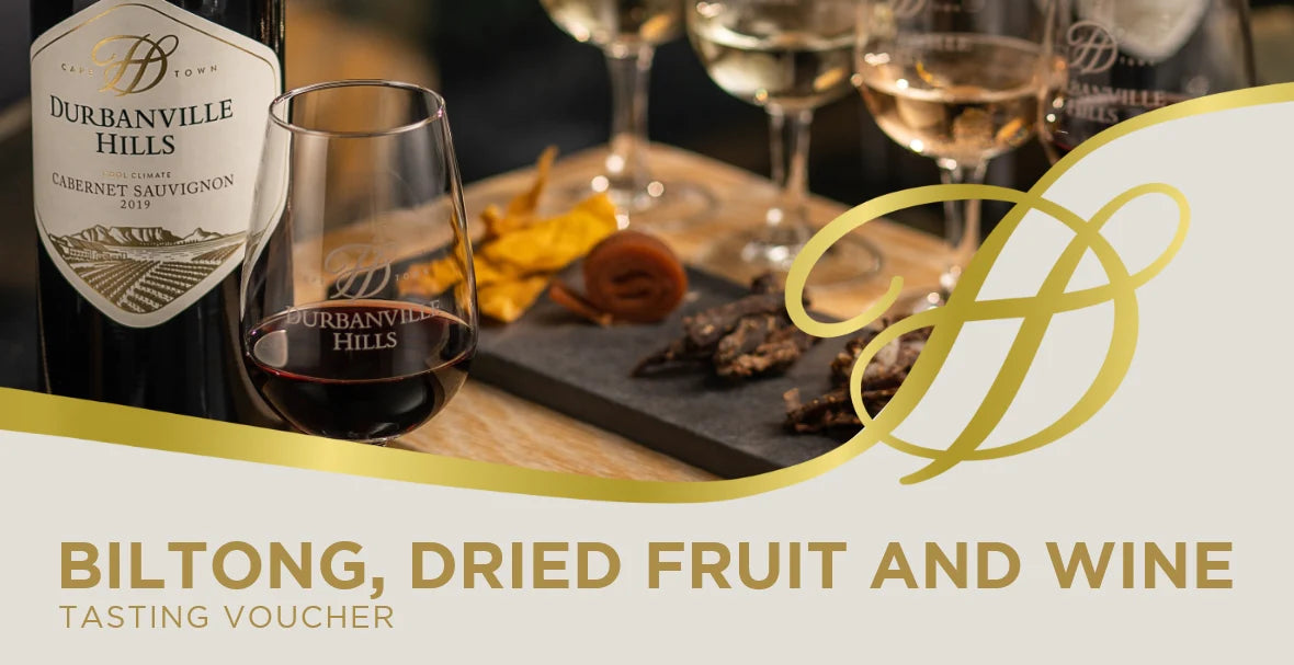 Biltong, Dried Fruit an Wine Pairing Gift Voucher